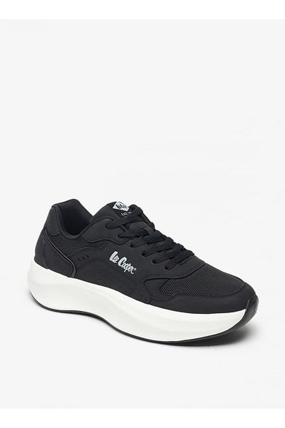 Lee Cooper Men's Mesh Low Ankle Sneakers with Lace-Up Closure