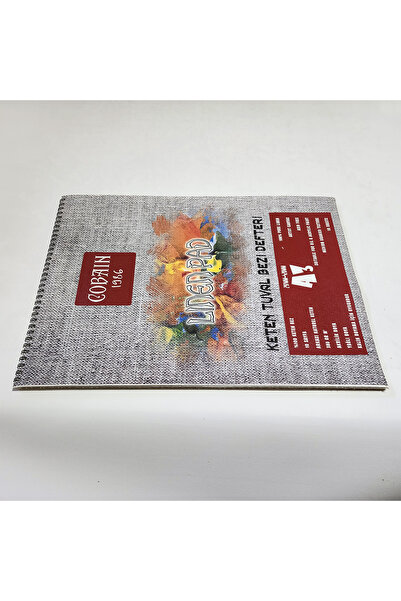 Bordosanat Cobain Linen Pad Keten Tuval Bezi Defteri A3 (364GR GESSOLU) Akril...