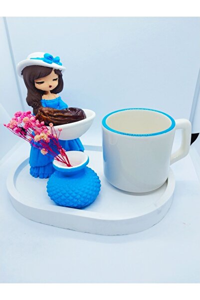 Handmade Lokumcu sunum set fincan set tek kisilik fincan set