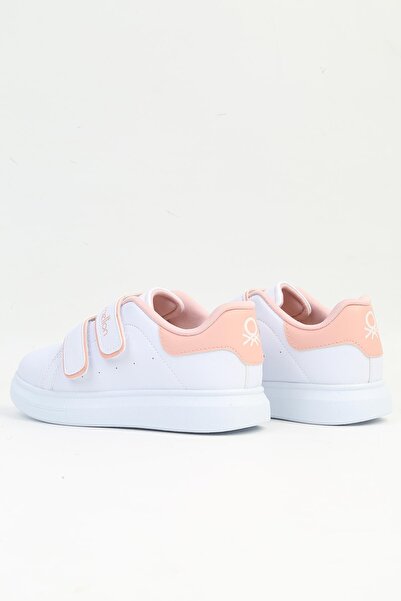 Benetton Bn-31806 Kids Sneakers - White Pink