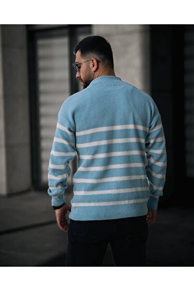 mayastyle Erkek triko kazak çizgili