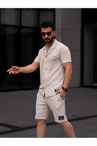 OTAKU Men's Shirt Shorts Set