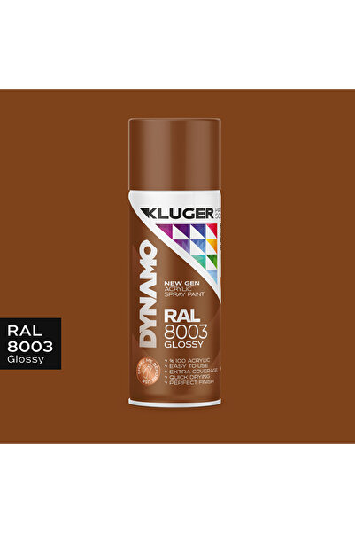 Kluger Dynamo Sprey Boya 125 Açık Kahve - Ral 8003
