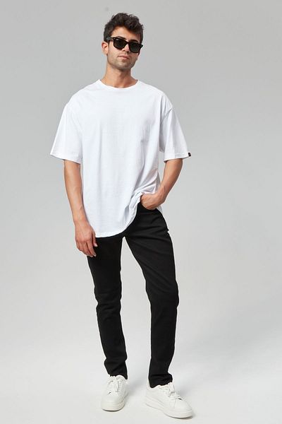 RO DENIM Μαύρο Lycra Stretch Ανδρικό Τζιν Παντελόνι - Slim Fit (RO-4123)
