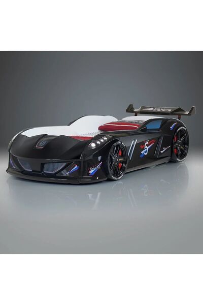 Setay Arabalı Yatak, Jaguar Rüzgarlıklı Arabalı Yatak - Siyah