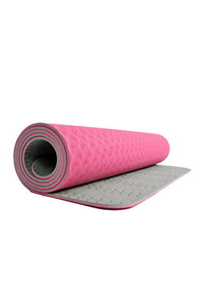 Sportface Tpe-800 Yoga Matı Pilates Minderi Egzersiz Ve Spor Matı 8mm - Kırmızı