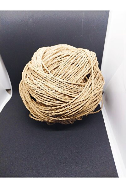 Handmade Yumak Ip Kagit Ip Koyu Kese Kağıdı Rengi Hasir Rengi Jazir Sarılı Ip