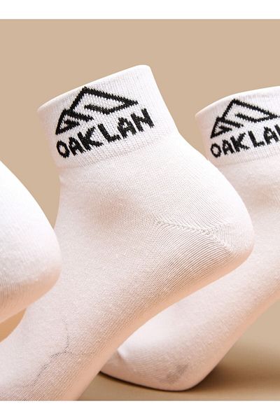 Oaklan by Shoexpress Logo Detail Ankle Length Sports Socks - Set of 3