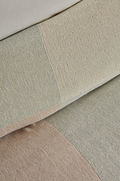 Karaca Home Cube 100% Cotton Double Muslin Pique Pink