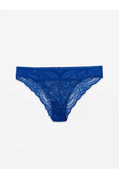 LC Waikiki LCW DREAM - Chiloți de bikini din dantelă albastră