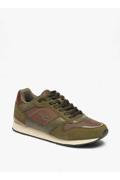 Dash Colourblock Sports Shoes with Lace-Up Closure