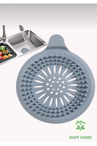 duff home Silicone Kitchen and Bathroom Sink - Drain Strainer / Hair Bristle Catcher