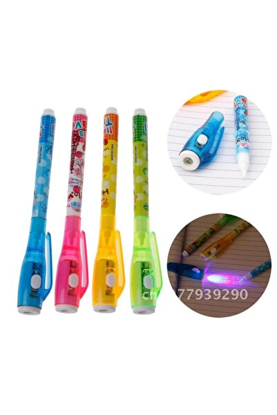 Redro Home قلم أطفال سحري غير مرئي مع ضوء - للرسائل السرية