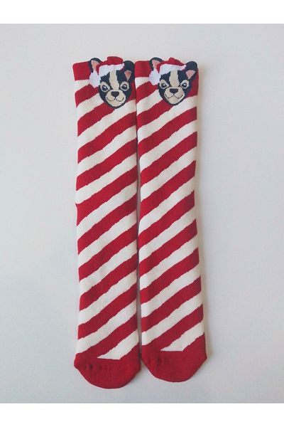 GÇO 2 Pairs of Striped Towel Socks