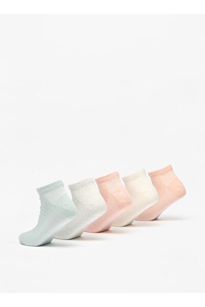 Flora Bella by Shoexpress Flora Bella Assorted Ankle Length Socks - Set of 5