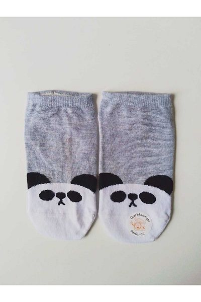 GÇO 2 Pairs Patterned Seamless Non-Squeezing Rubber Women's Booties Socks