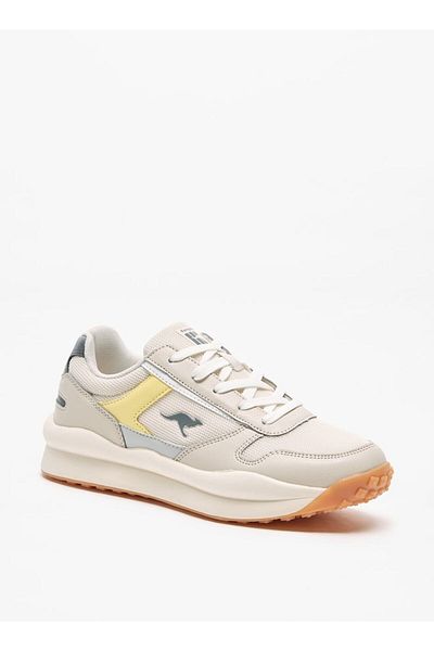 Kangaroos Women's Panelled Sports Shoes with Lace-Up Closure