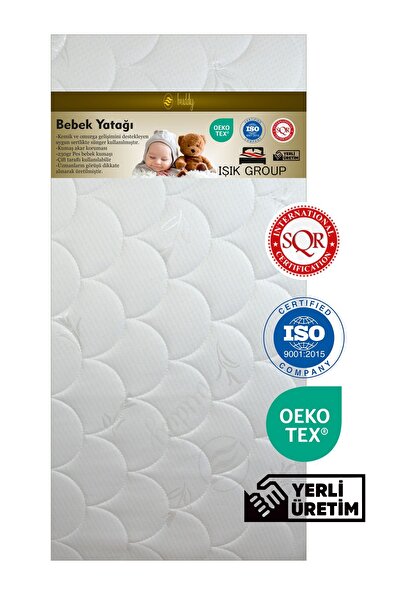 Buddy 70X120 10Cm kalınlık Sünger Park Yatak Bebek Ve Çocuk Yatağı Anne Yanı Ve Bebek Yatakları