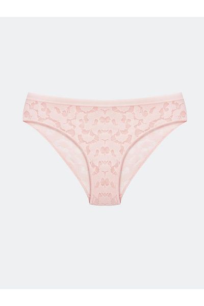 LC Waikiki LCW DREAM - Chiloți de bikini din dantelă roz