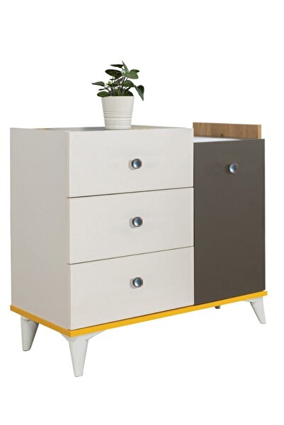 Setay Şifonyer, Giallo Dolaplı 3 Çekmeceli Şifonyer