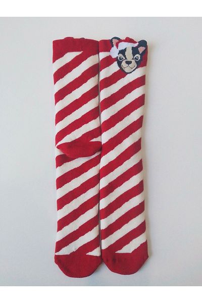GÇO 2 Pairs of Striped Towel Socks