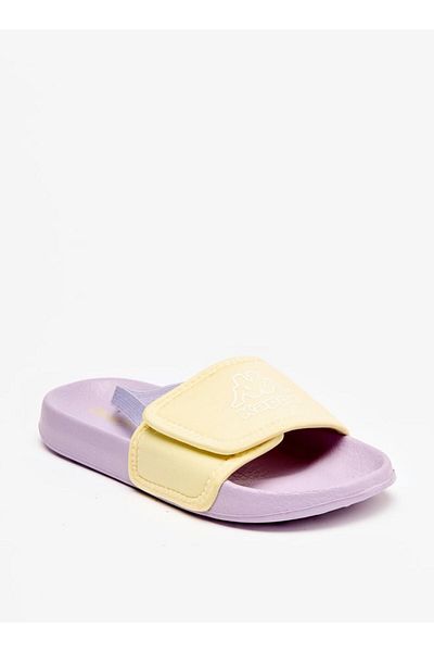 Kappa Girls's Logo Print Sandals with Back Strap