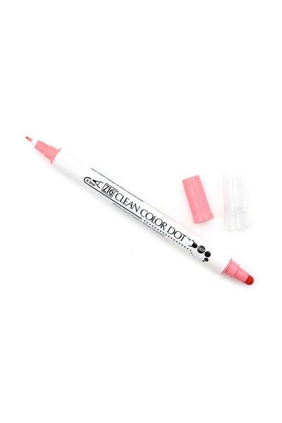 Zig Clean Color Dot Double Tip Marker Pen Salmon-021