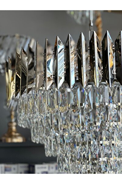 Led 60 CM KRİSTAL SALON AVİZESİ