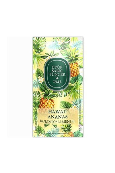 Eyüp Sabri Tuncer Kolonyalı Mendil Hawaii Ananas Küçük Boy 150'li