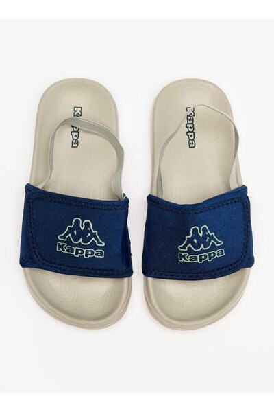 Kappa صندل للصبيان مطبوع عليه شعار مع حزام خلفي