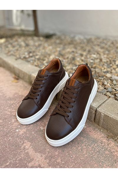 Skoonpa Spike 4 Seasons Genuine Leather Men's Sneakers - Inner/outer Shoes
