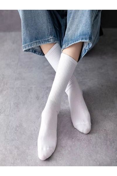 Mudizone 6 Pairs Cotton Seamless Tennis Socks Socket Size - Unisex