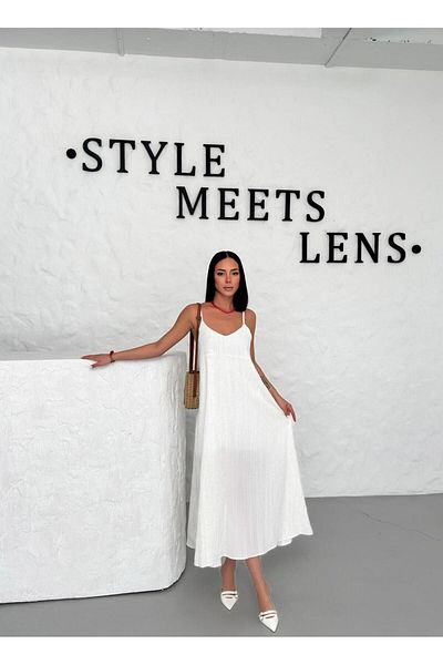 S&A Collectionn Rochie de damă maxi cu decolteu în formă lejeră