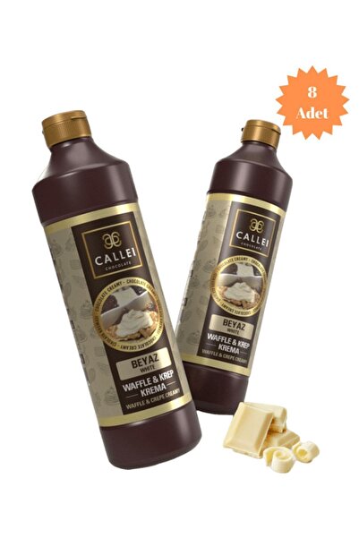 Callei Beyaz Waffle Ve Krep Sosu 8 Adet