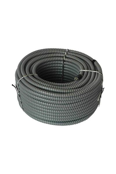 RTS TEKNİK 18 Mm Insulated Steel Spiral Pipe Gray 50m