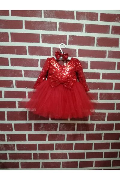 Guashe Red Sequin Dress