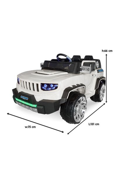 Tilda BSC. & Home 12V. Çift Kişilik Uzaktan Kumandalı Akülü Bisiklet - Bluetooth ve MP3 Çalar - Açılabilir Bagaj