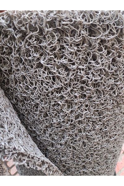 MoT Dekor BLUE Curly Mat Anti-Slip Base Fireproof Carpet Runner Door Front Stair Mat Custom Size