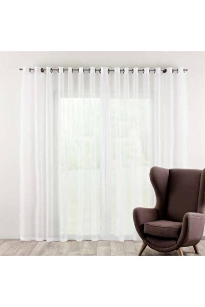 Evcimenhome Rustic Tulle Eyelet Capsule Folded Linen