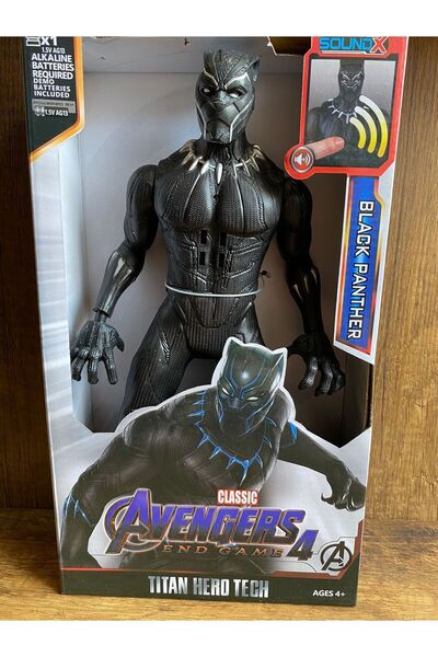 scntoys AVENGERS Kara Panter-black Panter Sesli 30 Cm Figür Oyuncak OYUNCAK BLACK PANTER FİGÜR