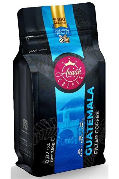 Anisah Coffee ANİŞAH FİLTRE KAHVE GUATEMALA ORTA KAVRULMUŞ-ÇEKİRDEK 250 GR