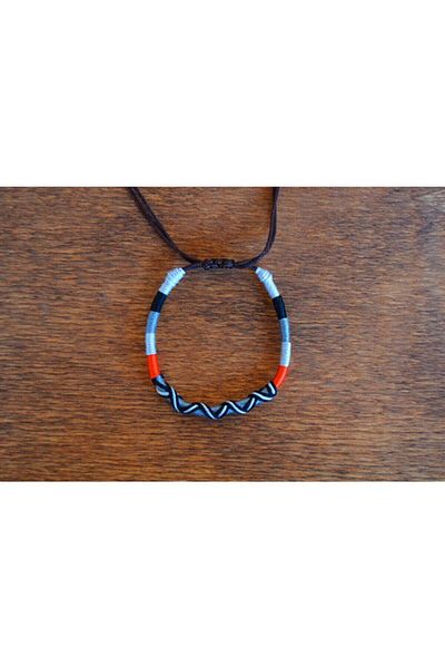 Klotho Design Multicolored Knitted Children's Anklet