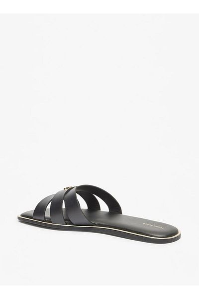 Flora Bella by Shoexpress Flora Bella Logo Accent Slip-On Sandals