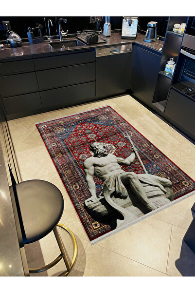 Rugs Modern Halı Mira Heykel Figürlü Vintage İran Halısı Temalı Dokuma Taban ...