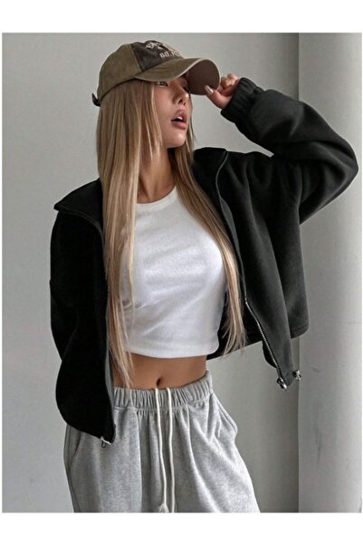 MOONBULL Γυναικείο Fleece - Μέση με ελαστική λεπτομέρεια και φερμουάρ