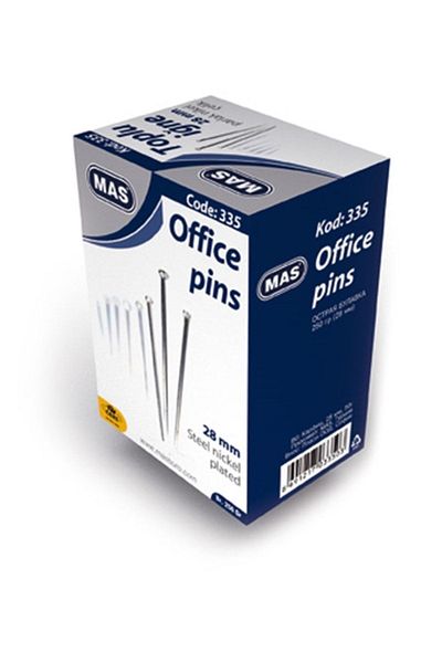 Mas Bulk Needle 250 Gr.nickeled 28 Mm