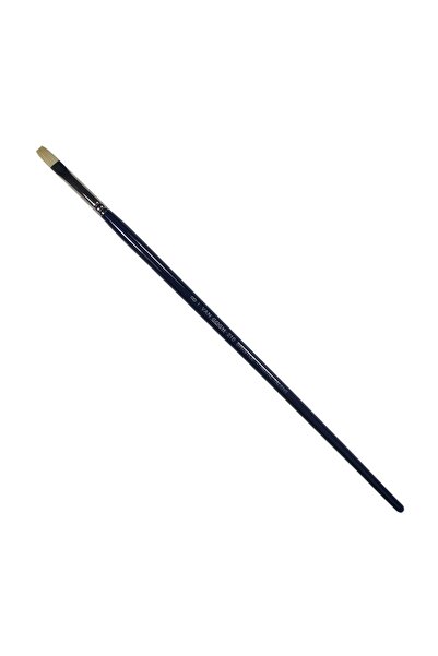 Van Gogh 210 Series White Bristle Flat Cut Tip Brush No 8