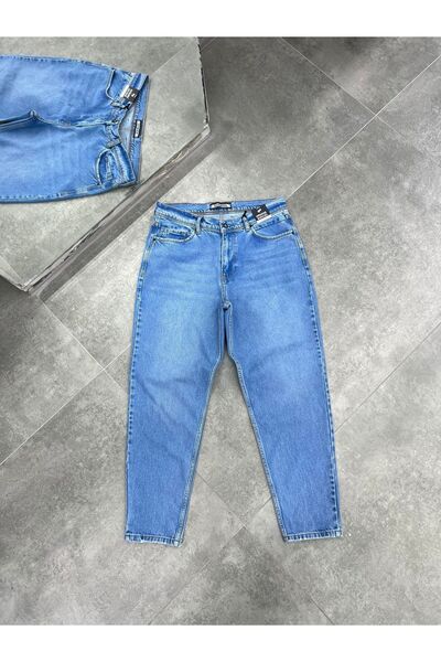 DİFRANSEL Ανδρικό γαλάζιο boyfriend παντελόνι