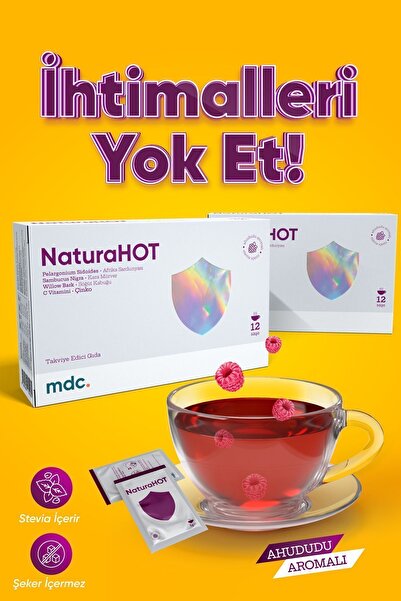 MDC Naturahot 12 Saşe (kara Mürver, Afrika Sardunyası, C Vitamini)