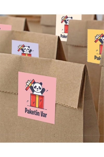 Spacepiks Paketin Var Sticker 5 Cm 96 Adet
